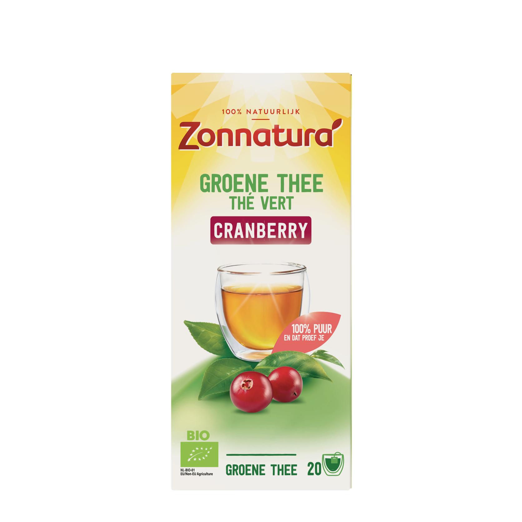 Groene Thee Cranberry
