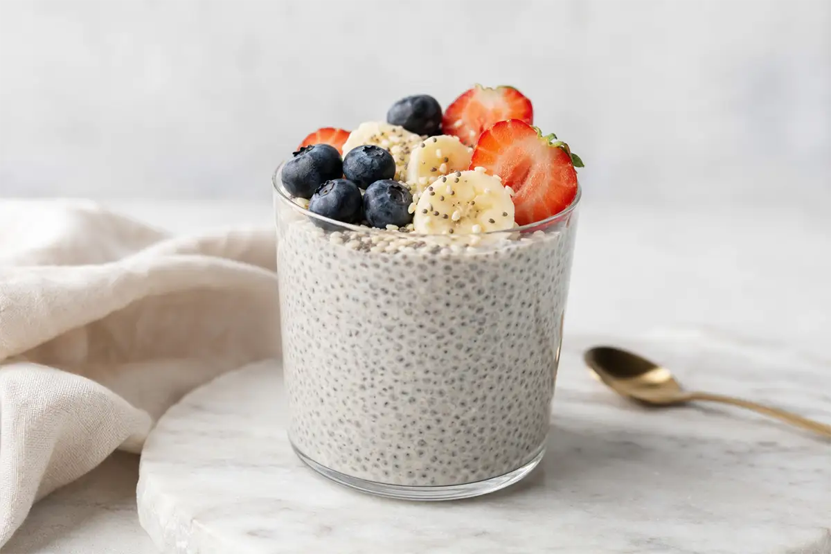 Chia zaad pudding 4 proteine
